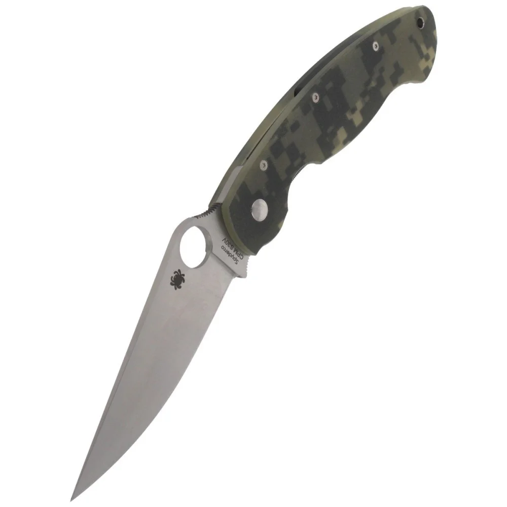 Nóż składany Spyderco Military G-10 Camo Plain (C36GPCMO) 5 Nóż składany Spyderco Military G-10 Camo Plain (C36GPCMO)