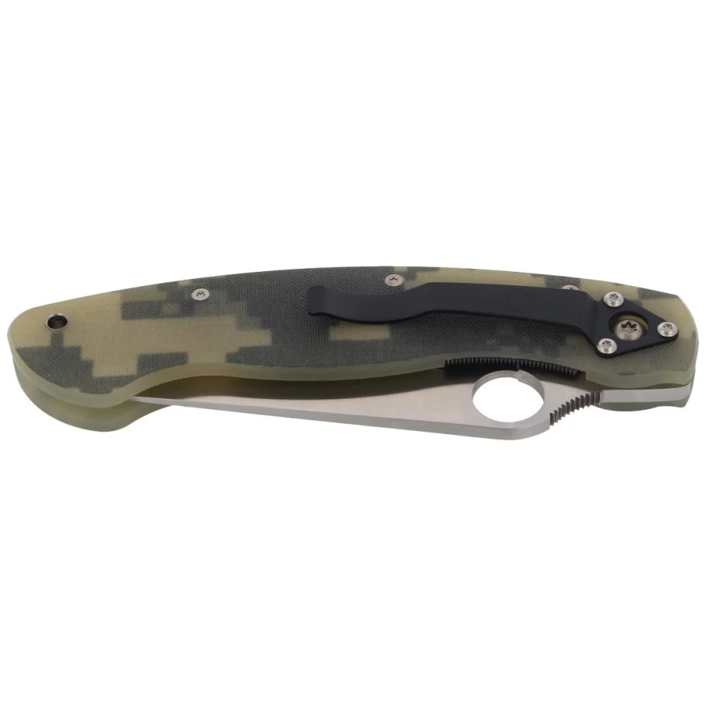 Nóż składany Spyderco Military G-10 Camo Plain (C36GPCMO) 6 Nóż składany Spyderco Military G-10 Camo Plain (C36GPCMO)