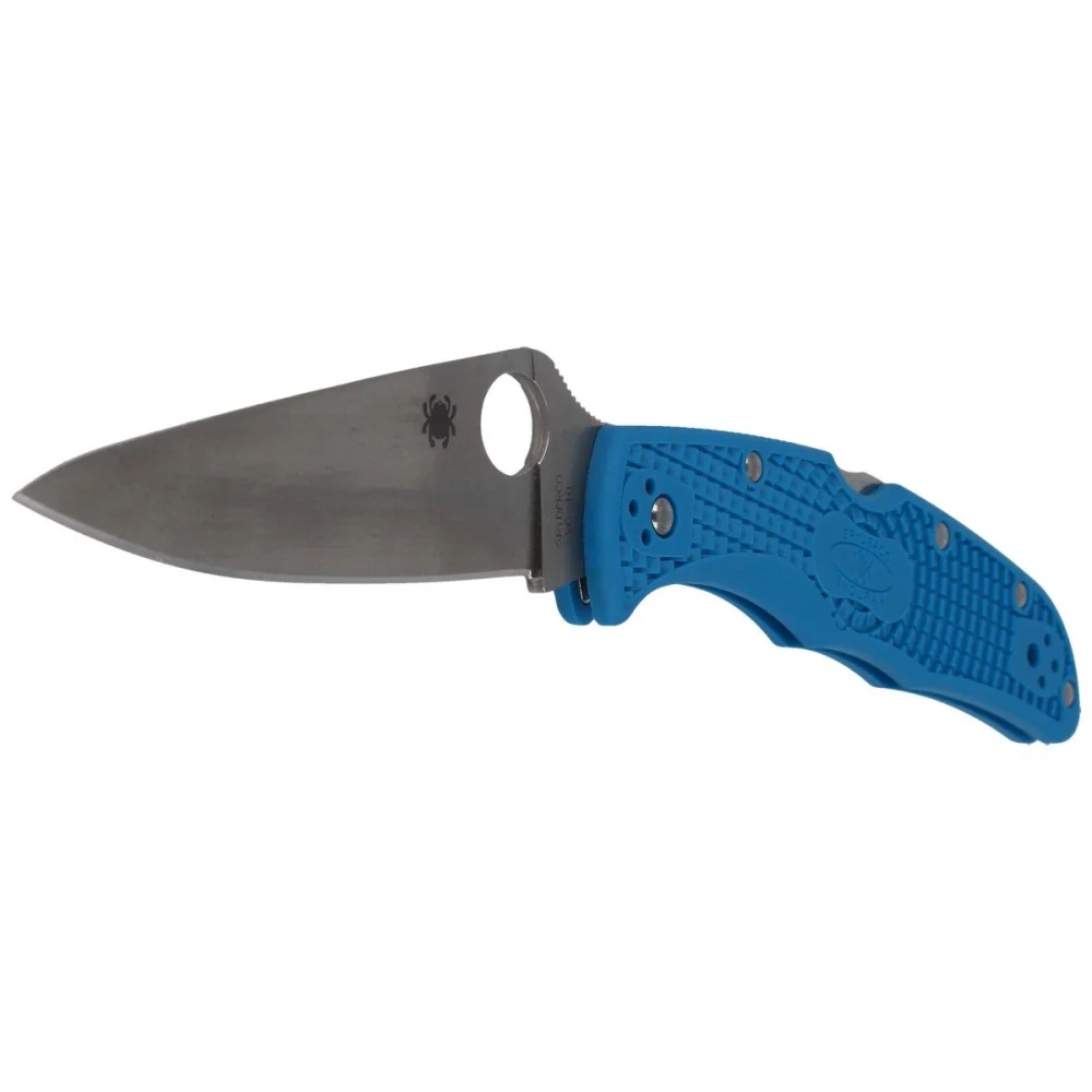 Nóż Spyderco Endura 4 FRN Blue Flat Ground Plain (C10FPBL) 2 Nóż Spyderco Endura 4 FRN Blue Flat Ground Plain (C10FPBL)