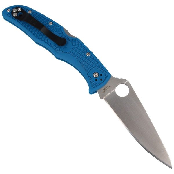 Nóż Spyderco Endura 4 FRN Blue Flat Ground Plain (C10FPBL)-3