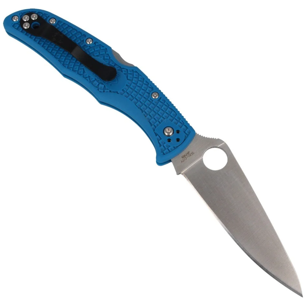 Nóż Spyderco Endura 4 FRN Blue Flat Ground Plain (C10FPBL) 3 Nóż Spyderco Endura 4 FRN Blue Flat Ground Plain (C10FPBL)