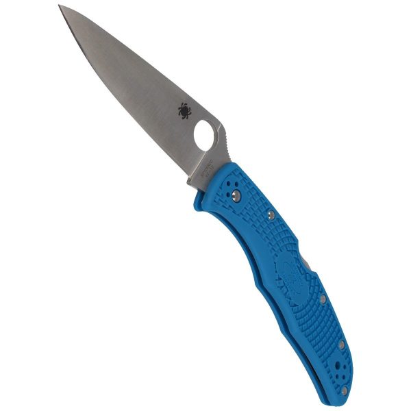 Nóż Spyderco Endura 4 FRN Blue Flat Ground Plain (C10FPBL)-4