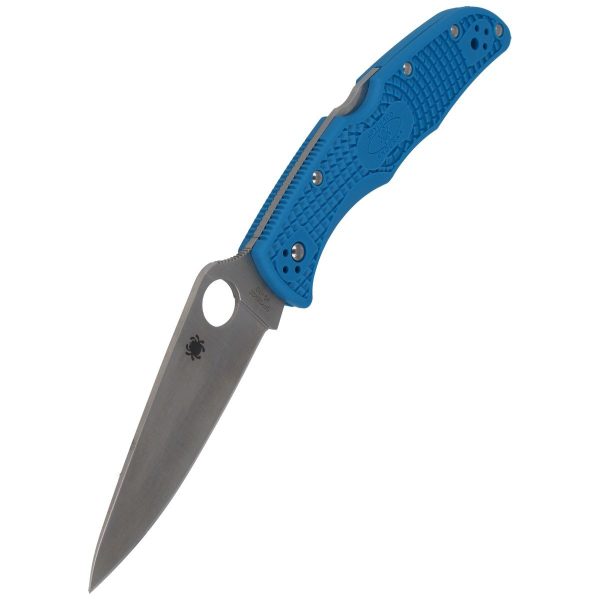Nóż Spyderco Endura 4 FRN Blue Flat Ground Plain (C10FPBL)-5