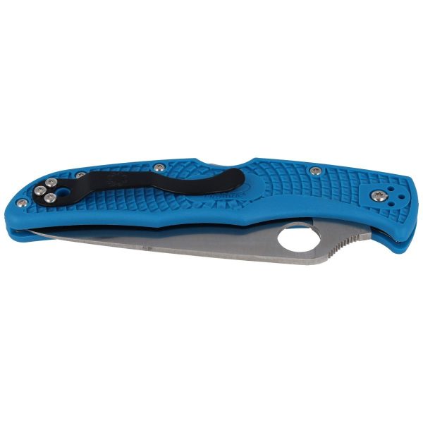 Nóż Spyderco Endura 4 FRN Blue Flat Ground Plain (C10FPBL)-6