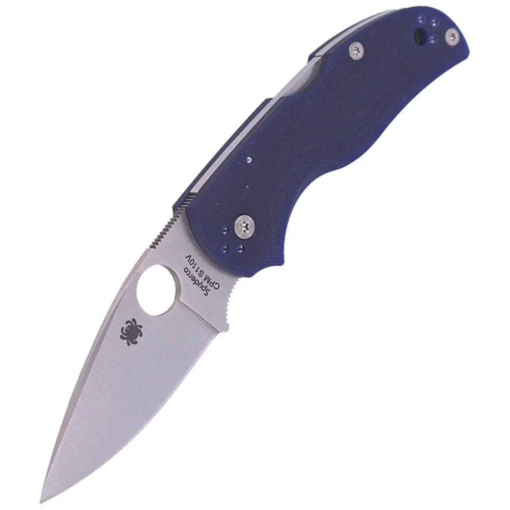Nóż składany Spyderco Native 5 Dark Blue G10, Satin CPM S110V by Sal, Eric Glesser (C41GPDBL5) 6 Nóż składany Spyderco Native 5 Dark Blue G10, Satin CPM S110V by Sal, Eric Glesser (C41GPDBL5)