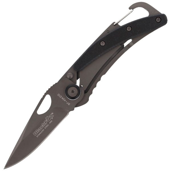 Nóż składany BlackFox Pocket G10 Black Folding Knife 60mm (BF-434G10)-1
