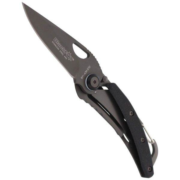 Nóż składany BlackFox Pocket G10 Black Folding Knife 60mm (BF-434G10)-5