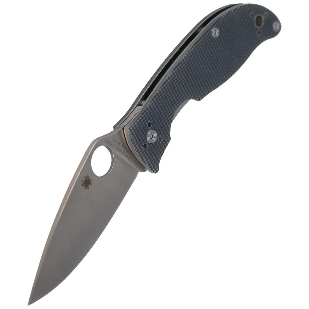 Nóż Spyderco Polestar G-10 Grey / BD1 Plain (C220GPGY) 5 Nóż Spyderco Polestar G-10 Grey / BD1 Plain (C220GPGY)