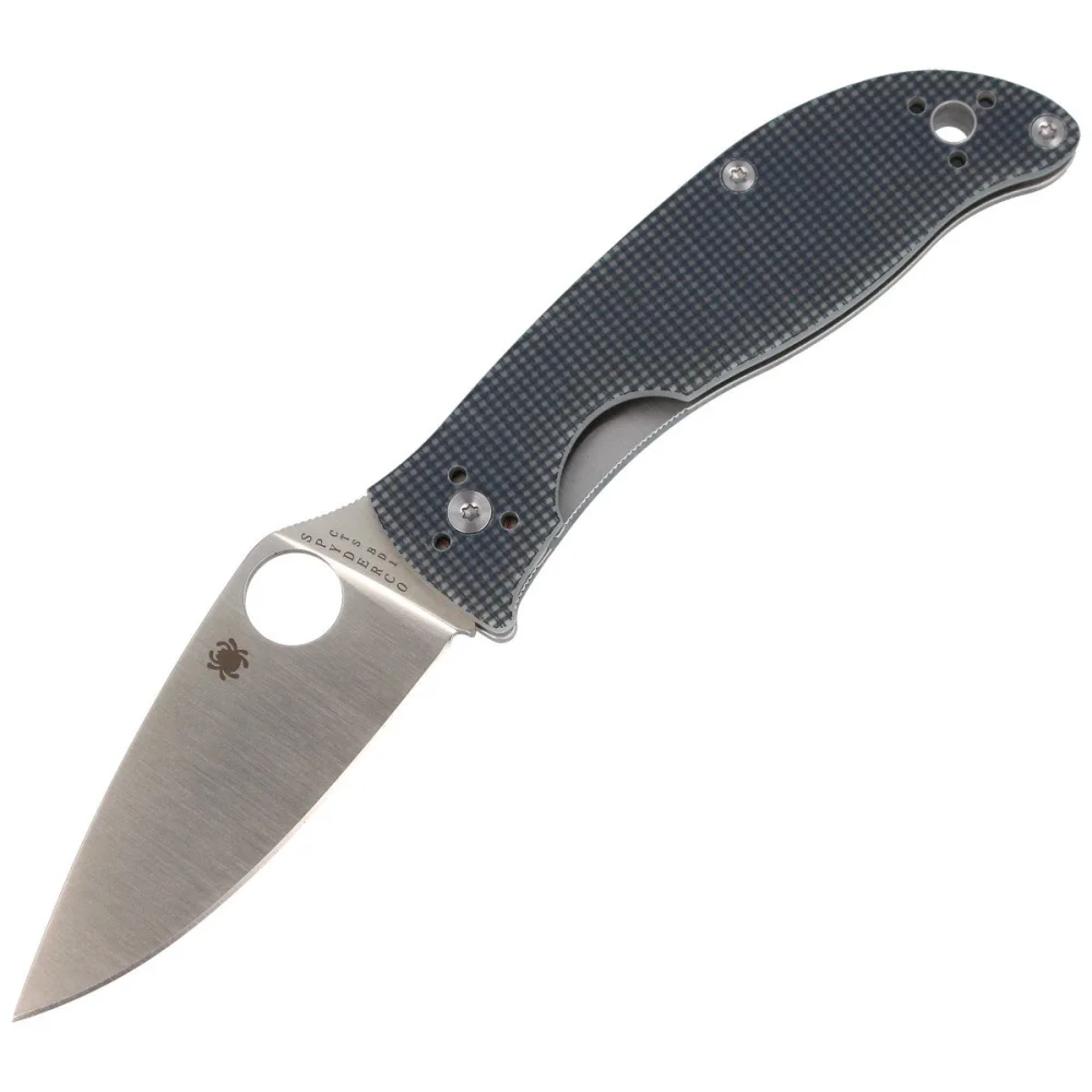 Nóż Spyderco Polestar G-10 Grey / BD1 Plain (C220GPGY) 6 Nóż Spyderco Polestar G-10 Grey / BD1 Plain (C220GPGY)