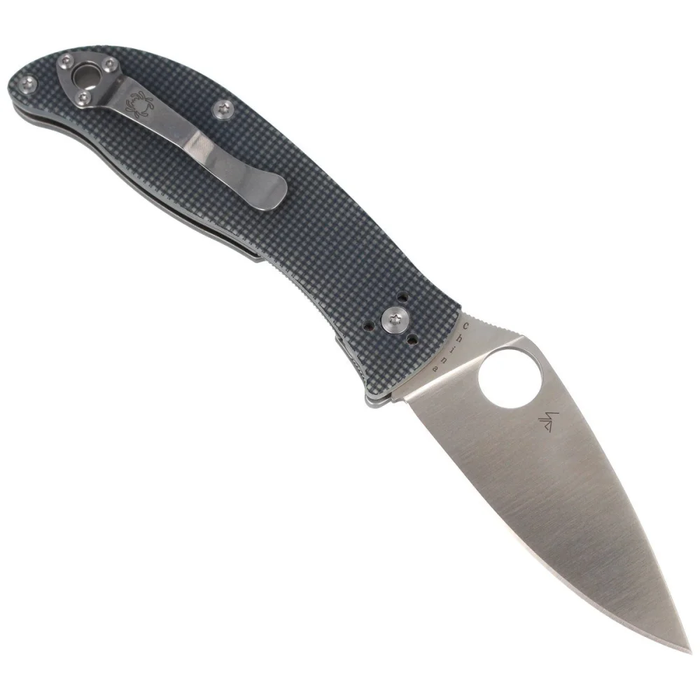Nóż Spyderco Polestar G-10 Grey / BD1 Plain (C220GPGY) 2 Nóż Spyderco Polestar G-10 Grey / BD1 Plain (C220GPGY)