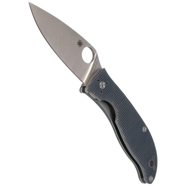 Nóż Spyderco Polestar G-10 Grey / BD1 Plain (C220GPGY)-3