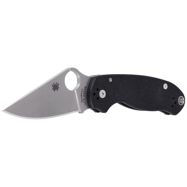 Nóż składany Spyderco Para 3 G-10 Black Plain (C223GP)-1