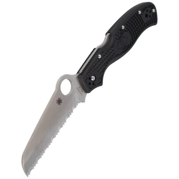 Nóż Spyderco Rescue 3 FRN Black Spyder (C14SBK3)-5