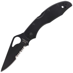 Nóż Spyderco Byrd Meadowlark 2 Stainless Black Blade Combination (BY04BKPS2)-1