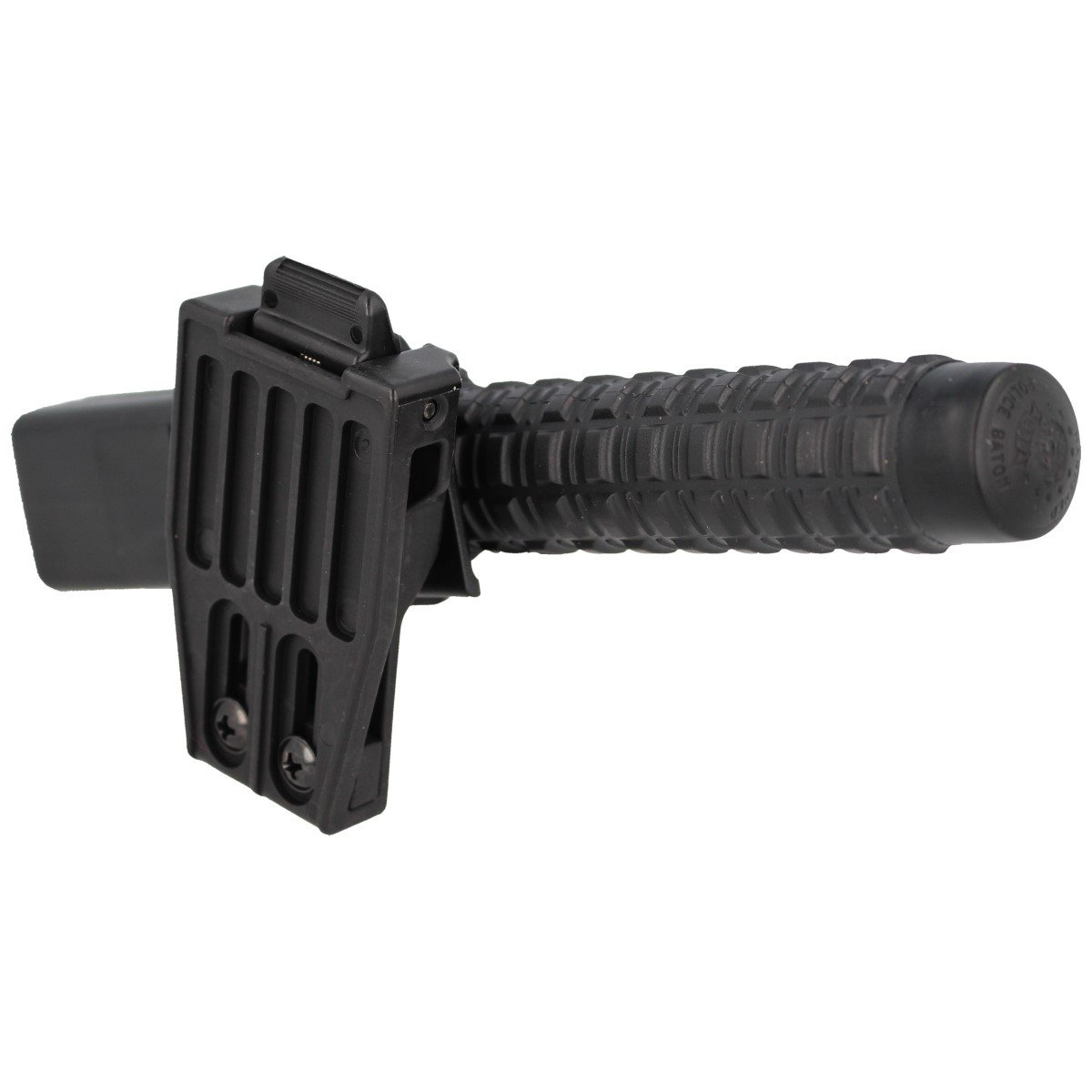 EXB-21H BLK BH-54 hartowana 21" pałka teleskopowa ESP Friction Loc. W zestawie profesjonalny wypinany obrotowy uchwyt BH-54 wyposażony w mocowanie UBC-5 (Quick Change System). Najpopularniejszy model batona będący na wyposażeniu polskich służb mundurowych - LifeGun.pl Pałka teleskopowa hartowana ESP 21'' (ExB-21H-BK BH-54)-4