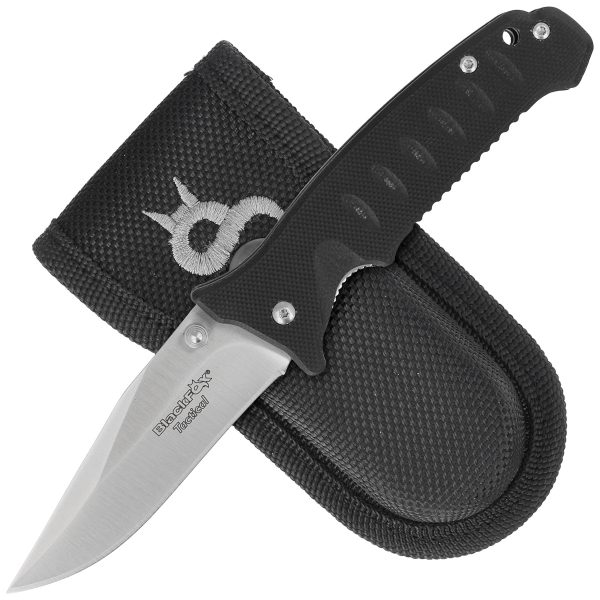 Nóż półautomatyczny BlackFox Tactical Clip Point 75mm (BF-114)-2