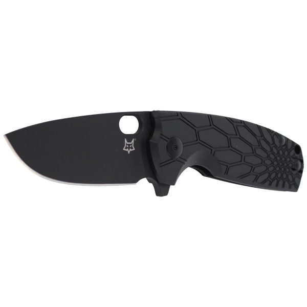 Nóż składany Fox Core Black FRN, Cerakote Black N690 by Jesper Voxnaes (FX-604 B)-2