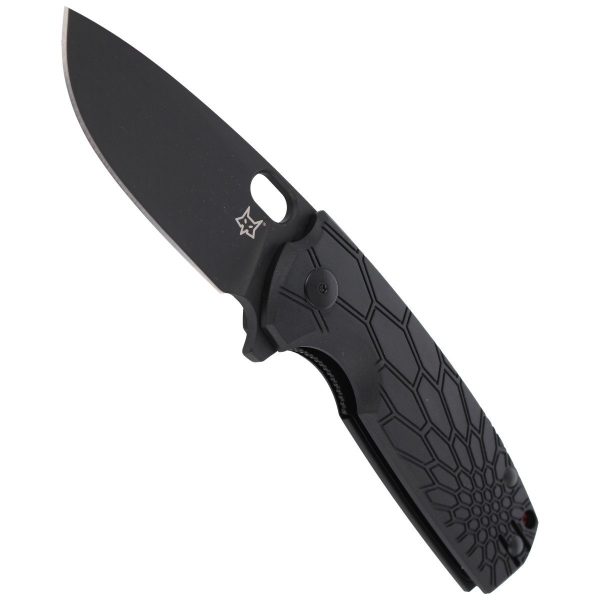 Nóż składany Fox Core Black FRN, Cerakote Black N690 by Jesper Voxnaes (FX-604 B)-5