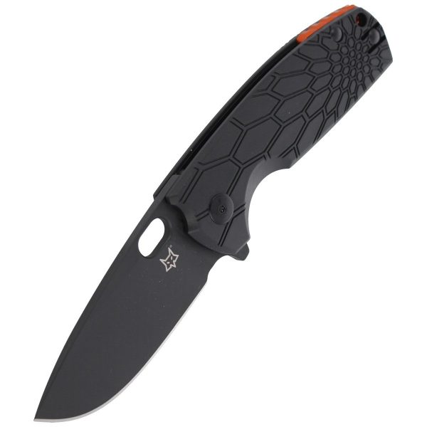 Nóż składany Fox Core Black FRN, Cerakote Black N690 by Jesper Voxnaes (FX-604 B)-6