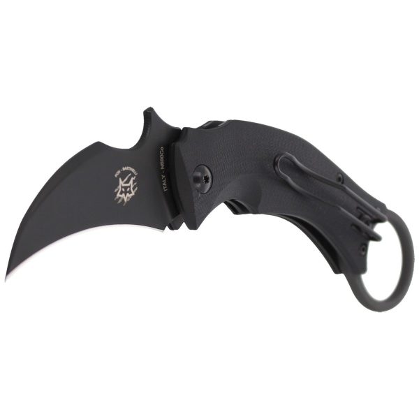 Nóż składany FOX Karambit Black Bird by Bastinelli G10 Black, Black Idroglider (FX-591)-2
