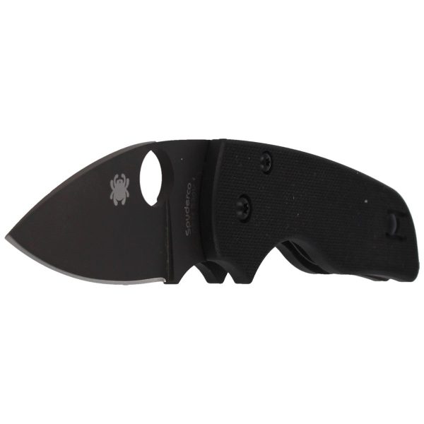 Nóż Spyderco Lil' Native G-10 Black/Black Blade Plain (C230GPBBK)-2