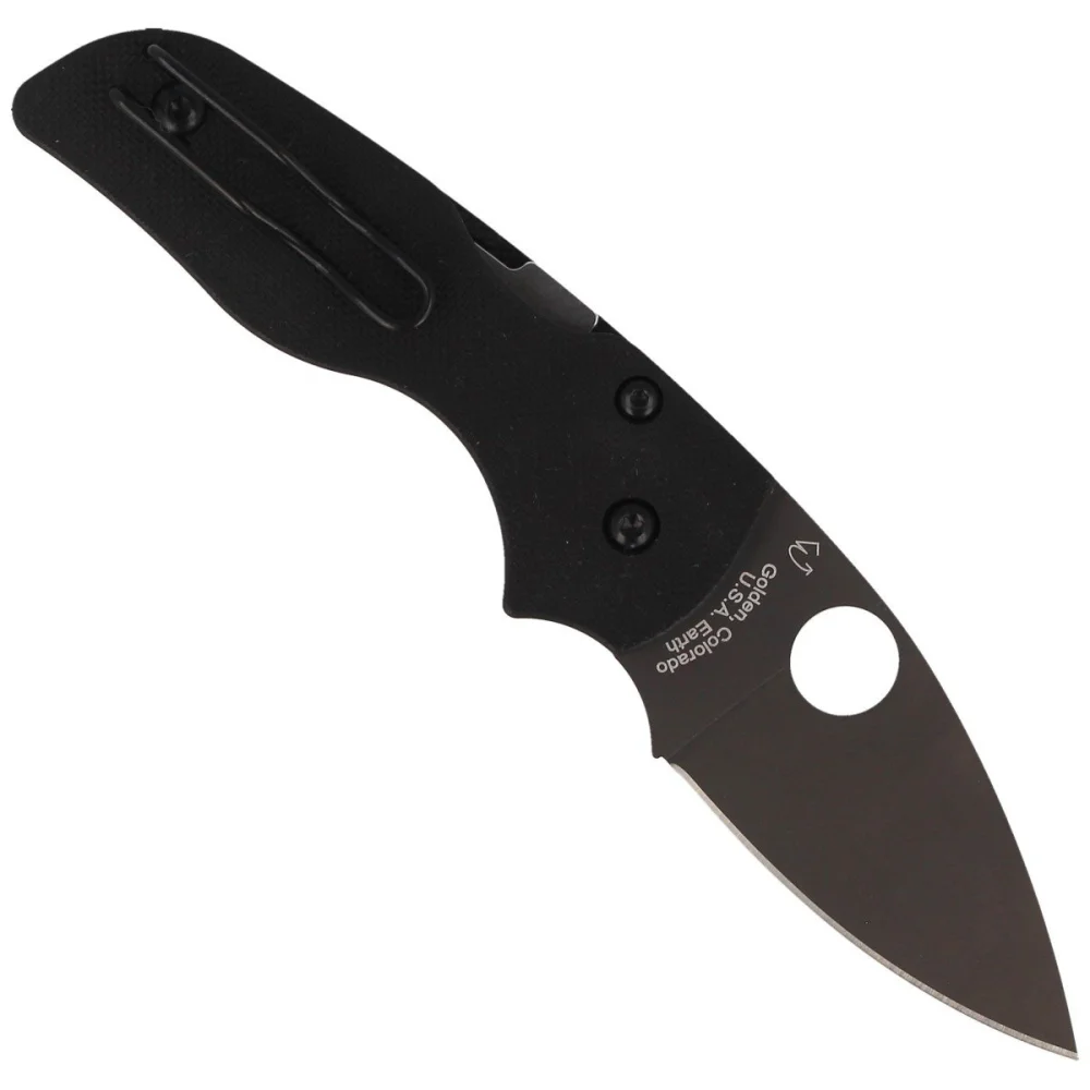 Nóż Spyderco Lil' Native G-10 Black/Black Blade Plain (C230GPBBK) 3 Nóż Spyderco Lil’ Native G-10 Black/Black Blade Plain (C230GPBBK)