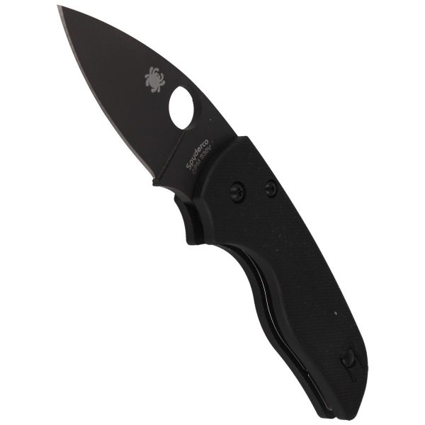 Nóż Spyderco Lil' Native G-10 Black/Black Blade Plain (C230GPBBK)-4