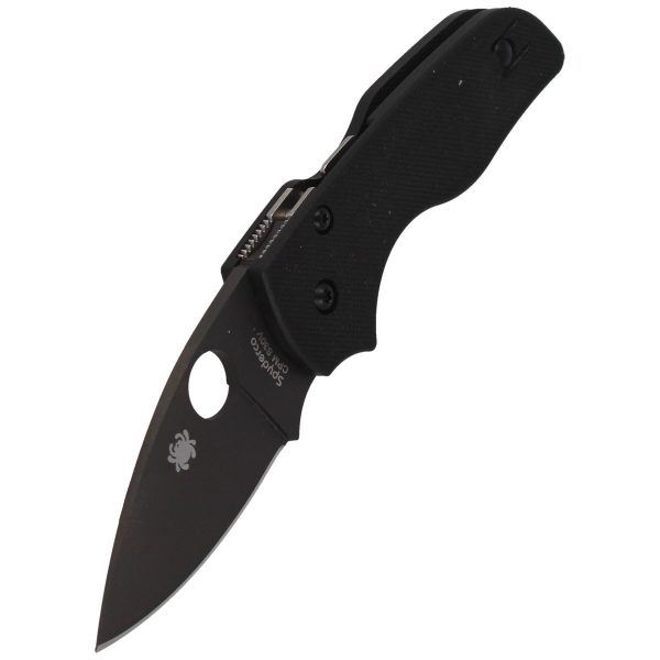Nóż Spyderco Lil' Native G-10 Black/Black Blade Plain (C230GPBBK)-5