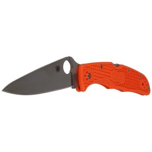 Nóż Spyderco Endura 4 FRN Orange Flat Ground Plain (C10FPOR)-1