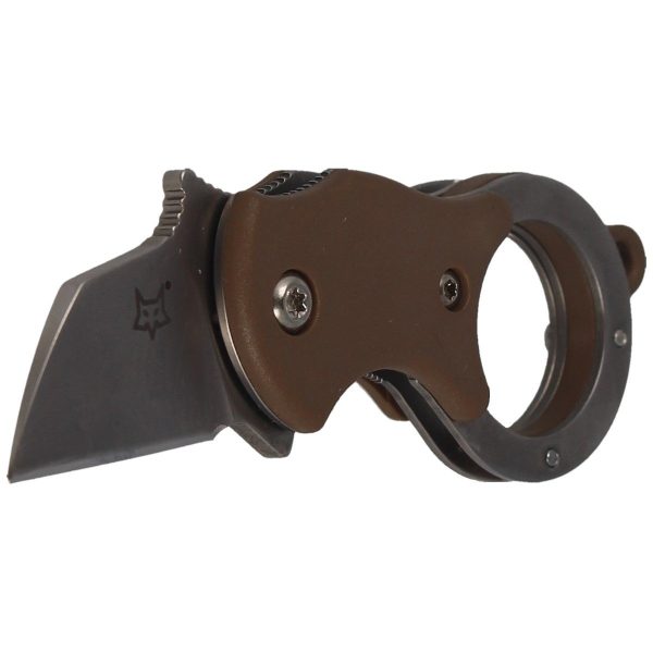 Nóż składany FOX Karambit Mini-TA FRN Coyote, Bead Blasted (FX-536 CB)-2