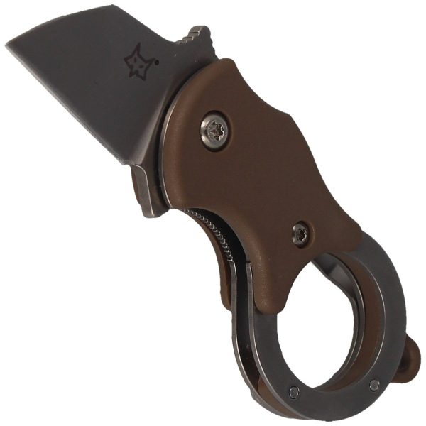 Nóż składany FOX Karambit Mini-TA FRN Coyote, Bead Blasted (FX-536 CB)-4