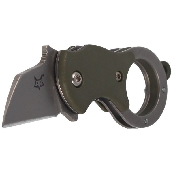 Nóż składany FOX Karambit Mini-TA FRN OD Green, Bead Blasted (FX-536 OD)-2
