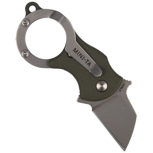 Nóż składany FOX Karambit Mini-TA FRN OD Green, Bead Blasted (FX-536 OD)-3
