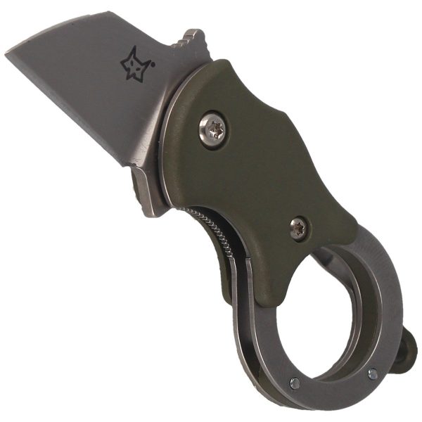 Nóż składany FOX Karambit Mini-TA FRN OD Green, Bead Blasted (FX-536 OD)-4