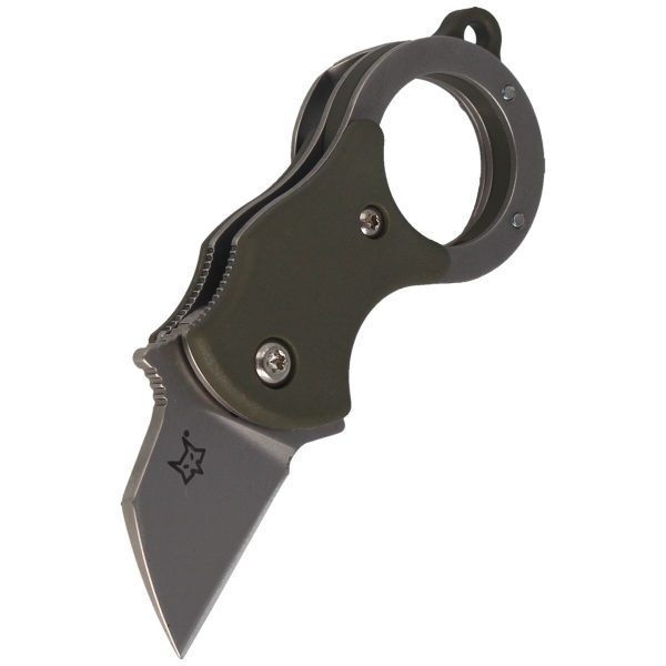 Nóż składany FOX Karambit Mini-TA FRN OD Green, Bead Blasted (FX-536 OD)-5