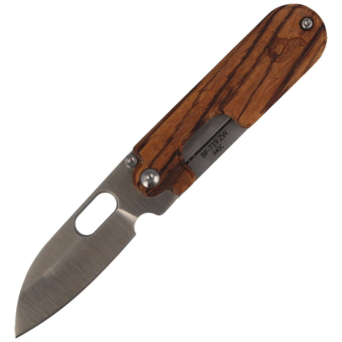 Nóż składany BlackFox Bean Gen2 Zebra Wood by Panchenko (BF-719 ZW)-1