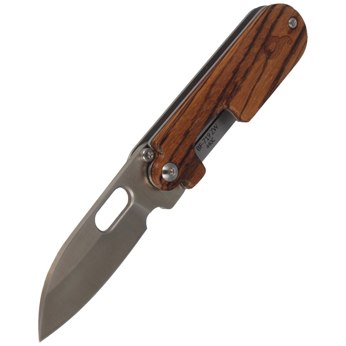Nóż składany BlackFox Bean Gen2 Zebra Wood by Panchenko (BF-719 ZW)-5