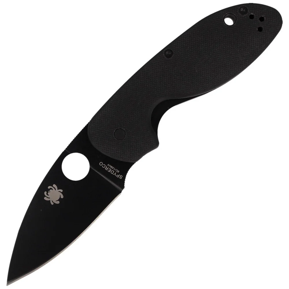 Nóż składany Spyderco Efficient Black G10, Black 8Cr13Mo (C216GPBBK) 1 Nóż składany Spyderco Efficient Black G10, Black 8Cr13Mo (C216GPBBK)