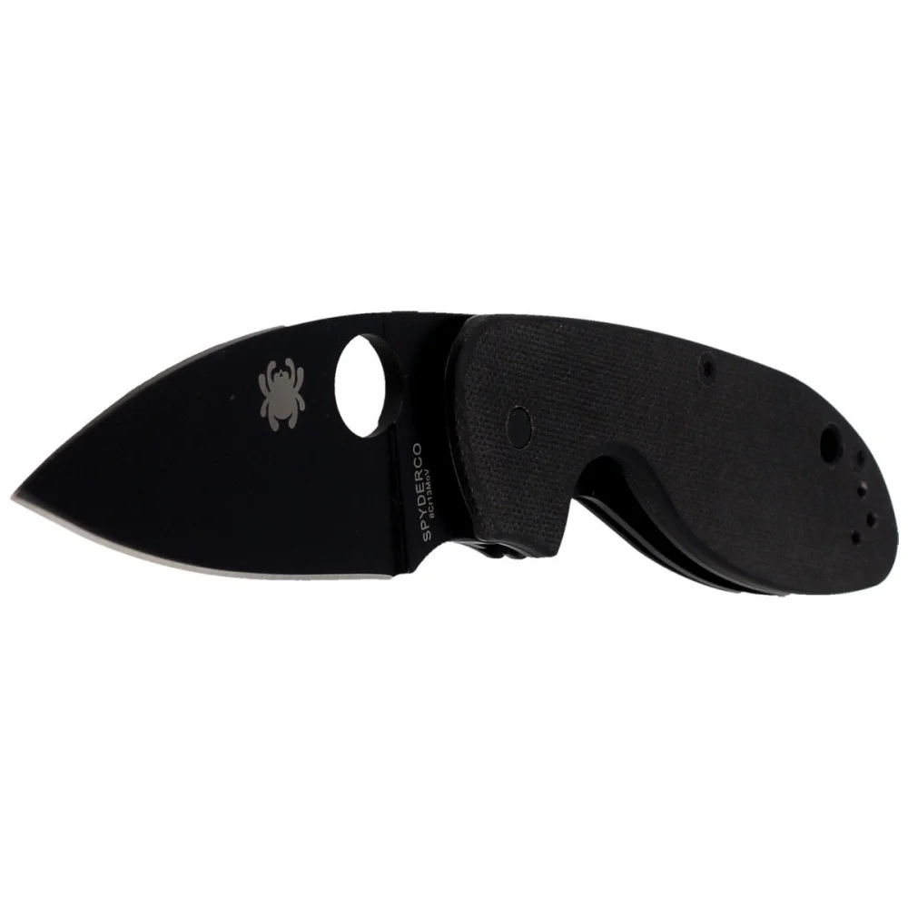 Nóż składany Spyderco Efficient Black G10, Black 8Cr13Mo (C216GPBBK) 2 Nóż składany Spyderco Efficient Black G10, Black 8Cr13Mo (C216GPBBK)