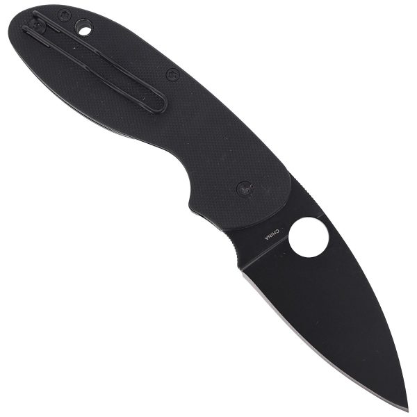 Nóż składany Spyderco Efficient Black G10, Black 8Cr13Mo (C216GPBBK)-3