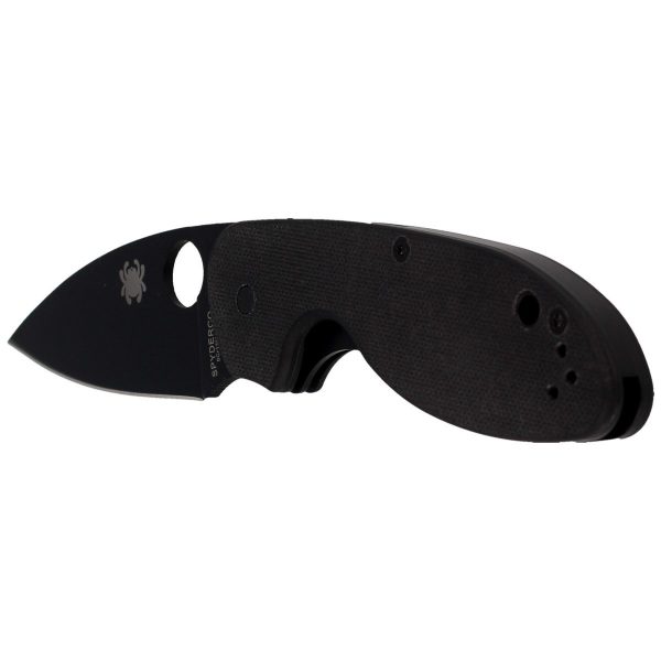 Nóż składany Spyderco Efficient Black G10, Black 8Cr13Mo (C216GPBBK)-5