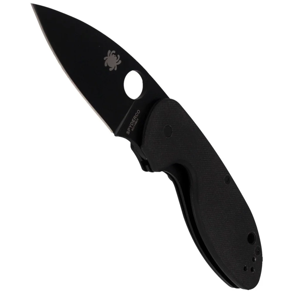 Nóż składany Spyderco Efficient Black G10, Black 8Cr13Mo (C216GPBBK) 4 Nóż składany Spyderco Efficient Black G10, Black 8Cr13Mo (C216GPBBK)