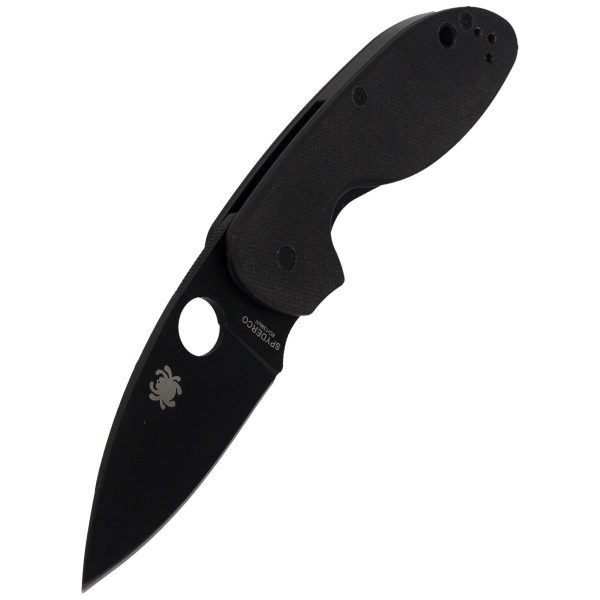 Nóż składany Spyderco Efficient Black G10, Black 8Cr13Mo (C216GPBBK)-6