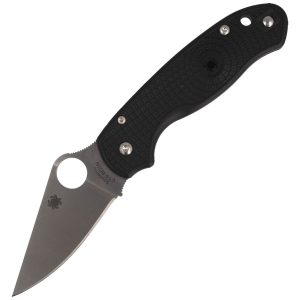 Nóż składany Spyderco Para 3 Lightweight Black Plain (C223PBK)-1