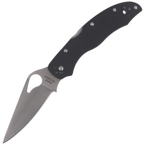 Nóż składany Spyderco Byrd Harrier 2 G-10 Black, Plain (BY01GP2)-1