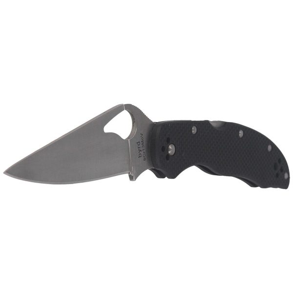 Nóż składany Spyderco Byrd Harrier 2 G-10 Black, Plain (BY01GP2)-3