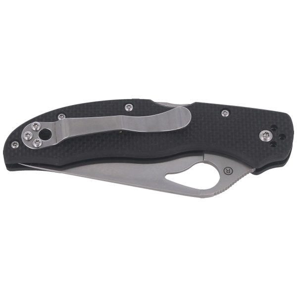 Nóż składany Spyderco Byrd Harrier 2 G-10 Black, Plain (BY01GP2)-8