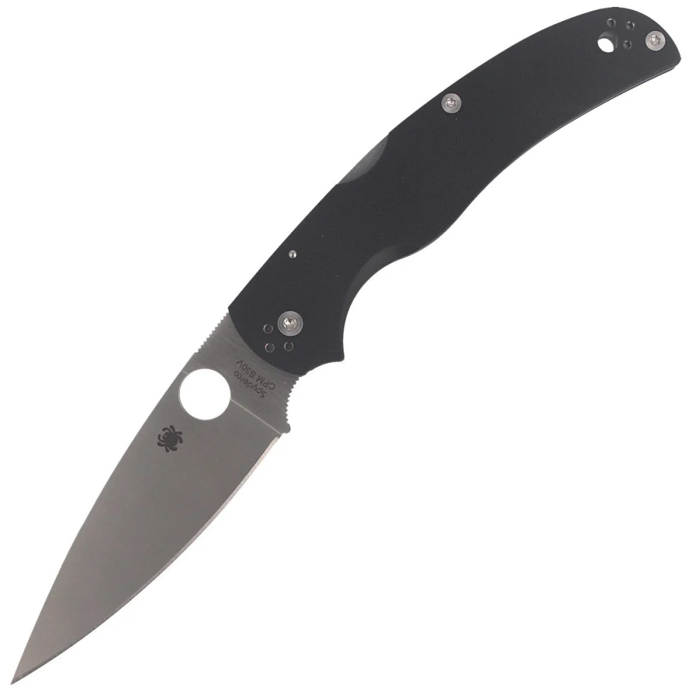 Nóż składany Spyderco Native Chief G10 Black, Satin Plain CPM S30V by Sal, Eric Glesser (C244GP) 1 Nóż składany Spyderco Native Chief G10 Black, Satin Plain CPM S30V by Sal, Eric Glesser (C244GP)