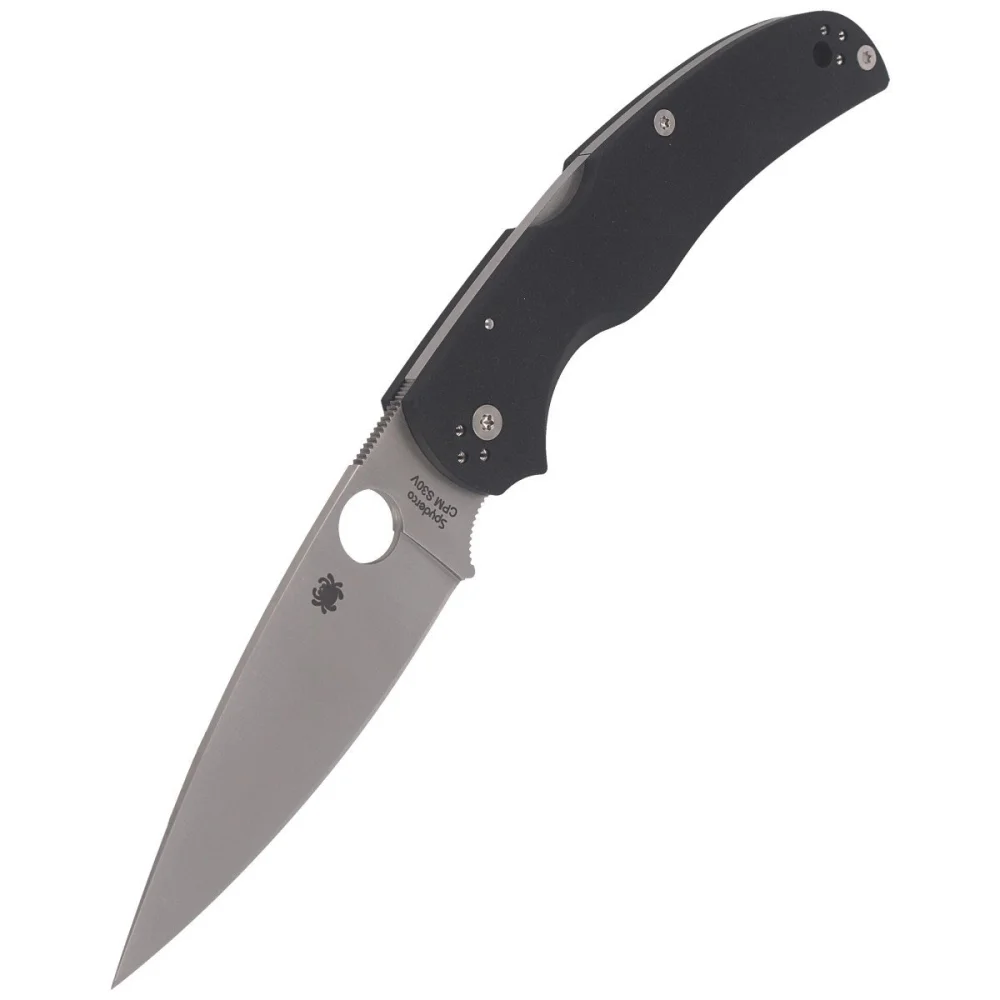 Nóż składany Spyderco Native Chief G10 Black, Satin Plain CPM S30V by Sal, Eric Glesser (C244GP) 6 Nóż składany Spyderco Native Chief G10 Black, Satin Plain CPM S30V by Sal, Eric Glesser (C244GP)
