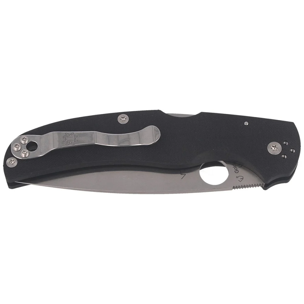 Nóż składany Spyderco Native Chief G10 Black, Satin Plain CPM S30V by Sal, Eric Glesser (C244GP) 8 Nóż składany Spyderco Native Chief G10 Black, Satin Plain CPM S30V by Sal, Eric Glesser (C244GP)